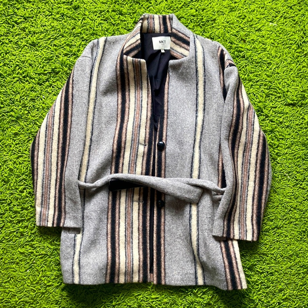 MKT Wool Striped Coat